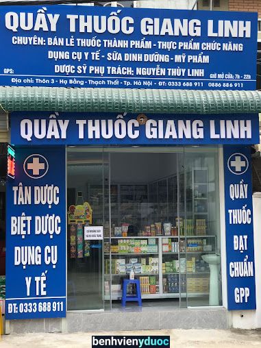 Quầy thuốc Giang Linh Thạch Thất Hà Nội