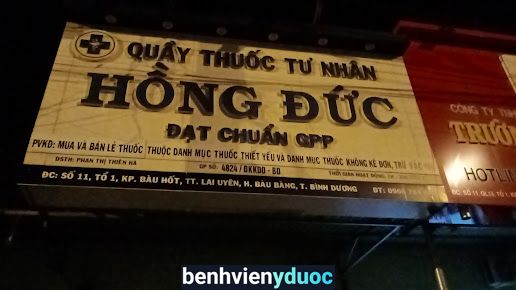 Quầy Thuốc Hồng Đức Bến Cát Bình Dương