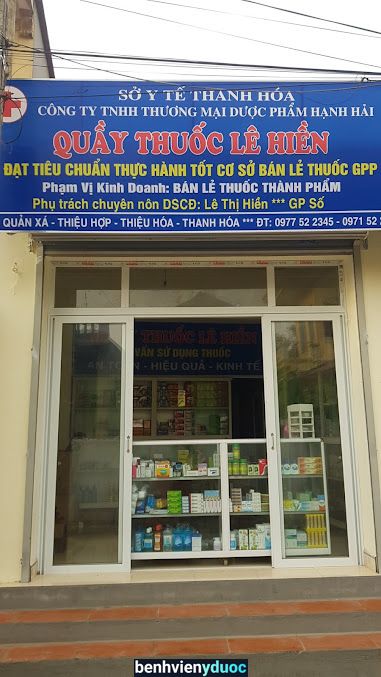 Quầy Thuốc Lê Hiền Thiệu Hóa Thanh Hóa