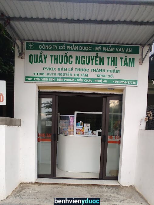 Quầy Thuốc Nguyễn Thị Tâm Diễn Châu Nghệ An