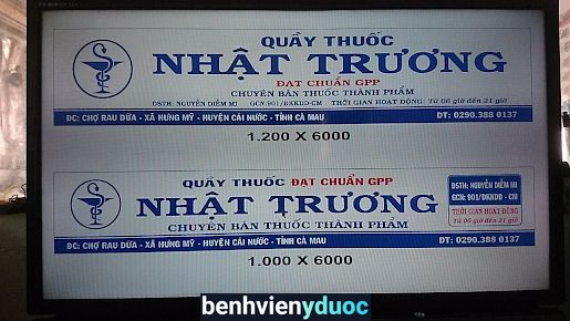 Quầy thuốc Nhật Trương Cái Nước Cà Mau