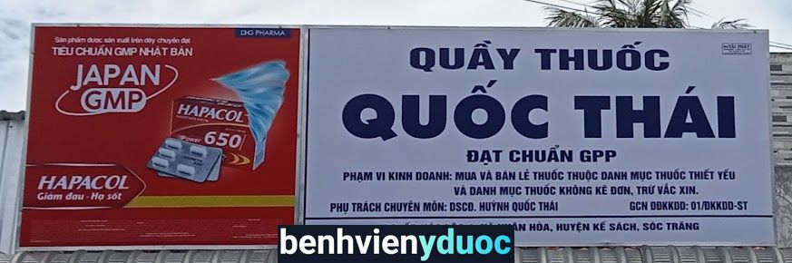 Quầy thuốc Quốc Thái Kế Sách Sóc Trăng