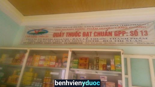 Quầy Thuốc Số 13(Thọ Xuân) Lang Chánh Thanh Hóa