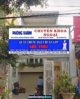 Quầy Thuốc Tây HÀ THU - HA THU drugstore A Lưới Thừa Thiên Huế