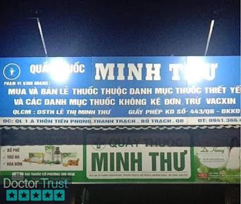 Quầy thuốc tây Minh Thư Bố Trạch Quảng Bình