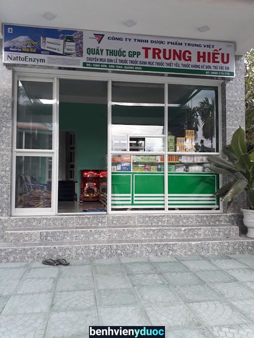 Quầy Thuốc Tây Trung Hiếu Sơn Tịnh Quảng Ngãi