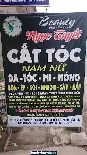 SPa Ngoc Tuyet Toc - Da - My Pham Nghĩa Hưng Nam Định