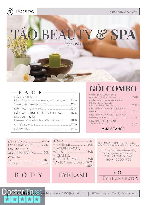 Táo spa & beauty Tam Kỳ Quảng Nam