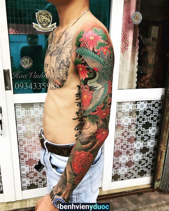 Tattoo Hoa Vinh. Xăm hình nghệ thuật