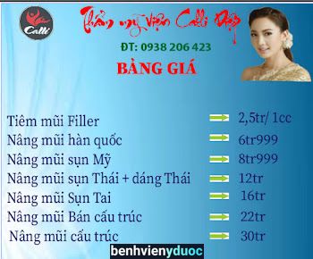 Thẩm Mỹ Viện Calli Diệp Bến Lức Long An