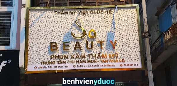 Thẩm Mỹ Viện Quốc Tế So Beauty Ba Đình Hà Nội