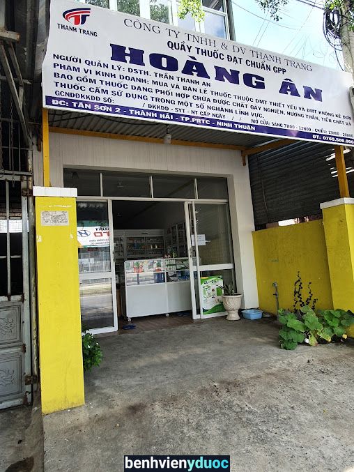 thuốc tây HOÀNG ÂN Phan Rang-Tháp Chàm Ninh Thuận
