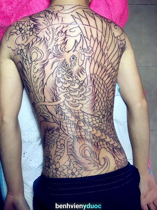 Tóc xù tattoo thế giới xăm hình Quế Võ Bắc Ninh