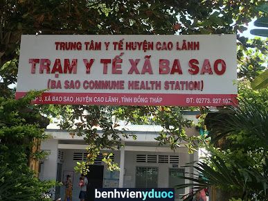 Trạm Y Tế Xã Ba Sao Cao Lãnh Đồng Tháp