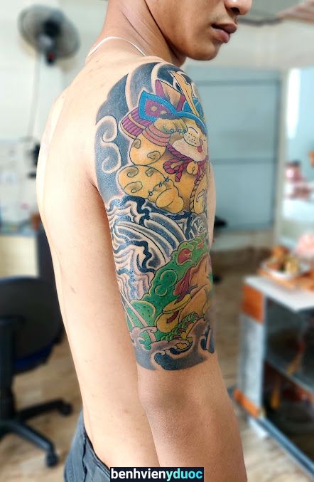 Trí pug tattoo An Phú An Giang