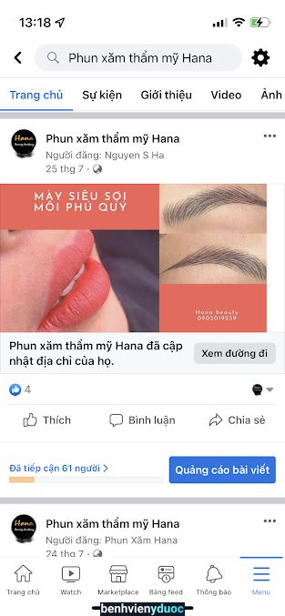 Viện phun xăm công nghệ cao Hana Thủ Đức Hồ Chí Minh