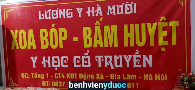 Xoa bóp, bấm huyệt y học cổ truyền Gia Lâm Hà Nội